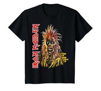 Iron Maiden Eddie and The Wall T-Shirt, Enfant, Noir, 8 Ans