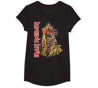 Iron Maiden Eddie and The Wall T-Shirt, Fille, Noir, M