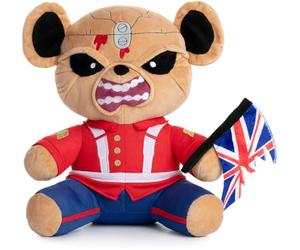 Iron Maiden Eddie der Trooper Teddy Plüschfigur Indifférent Figurine en Peluche Rouge 100% Polyester