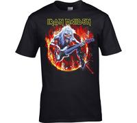 Iron Maiden Eddie Live Flames T-shirt