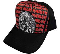 Iron Maiden Eddie Logo Repeat Casquette De Baseball Size One Size