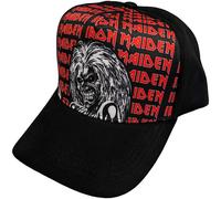 Iron Maiden Casquette de baseball Eddie Logo Repeat Officiellement licenciée Taille unique