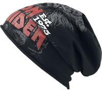 Iron Maiden Eddie Unisexe Bonnet noir 95% Viscose, 5% Élasthanne