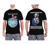Iron Maiden England 2014 Tour T-Shirt pour Homme Noir Taille XL