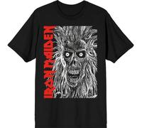 Iron Maiden - "Eponymous" T-Shirt Logo pour homme/femme unie RO13857 (M) (Noir)