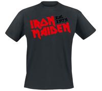 Iron Maiden Est. 1975 Homme T-Shirt Manches Courtes Noir M 100% Coton Regular/Coupe Standard