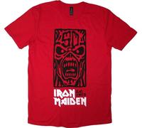 Iron Maiden - "Est. 1975" T-Shirt Logo pour homme/femme unie RO13835 (S) (Rouge)