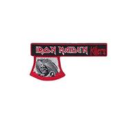 Iron Maiden Face Écusson Patch en fer brodé sur accessoire