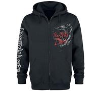 Iron Maiden Fear of The Dark Homme Sweat-Shirt zippé à Capuche Noir S