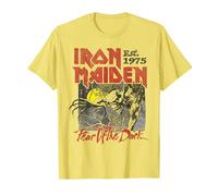 Iron Maiden - Fear of The Dark Lemon T-Shirt