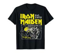 Iron Maiden - Fear of The Dark Yellow Text T-Shirt