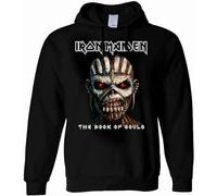 Iron Maiden - Felpa Con Cappuccio Pullover Medium The Book of Souls [Import]