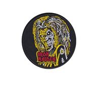 Iron Maiden Gold Face Music Écusson Patch en fer brodé sur accessoire
