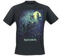 Iron Maiden Hallowed Be Thy Name Homme T-Shirt Manches Courtes Noir XXL