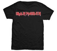 Iron Maiden hommes Logo T-shirt: Grand Noir G