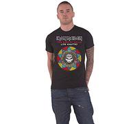 Iron Maiden - Iron Maiden T Shirt Book of Souls Live Chapter Band Logo Officiel Homme Noir Size S