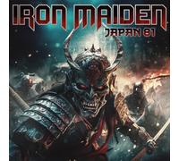 IRON MAIDEN - JAPAN 81 RED W/ WHITE SPLATTER VINYL 2LP - Vinyl Record - K72z