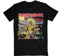 Iron Maiden - "Killers Cover" T-shirt homme/femme unie RO947 (XL) (Noir)