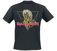 Iron Maiden Killers Triangle Homme T-Shirt Manches Courtes Noir M 100% Coton Regular/Coupe Standard
