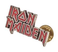 Iron Maiden Lapel Badge Enamelled Classic Band Logo Nouveau Officiel Alchemy Size One Size