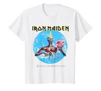 Iron Maiden - Legacy Collection 7th Son T-Shirt, Enfant, Blanc, 2 Ans