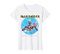 Iron Maiden - Legacy Collection 7th Son T-Shirt, Femme, Blanc, M