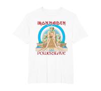 Iron Maiden - Legacy Collection Powerslave World Tour T-Shirt, Homme Grandes Tailles, Blanc, 3X Tall