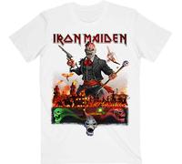 Iron Maiden - "Legacy Of The Beast Live In Mexico City" T-Shirt für Herren/Damen Uni RO950 (M) (Weiß)