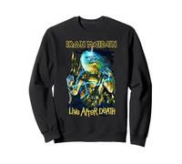 Iron Maiden Live After Death Sweatshirt, Unisexe pour adultes, Noir, L