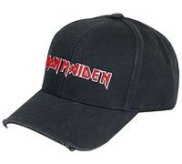 Iron Maiden Logo - Baseball Cap Unisexe Casquette Noir 100% Coton