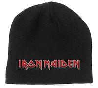 Iron Maiden Bonnet Logo pour homme Noir