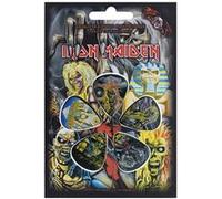Iron Maiden Lot de 5 Plectres Early Albums Blanc G