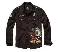 Iron Maiden Luis Vintage Shirt Homme Chemise Manches Longues Noir 3XL