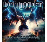 IRON MAIDEN - NIGHTMARE OVER NIJMEGEN VOL.1 RED W/ WHITE SPLATTER VINY - K72z