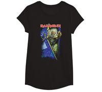 Iron Maiden No Prayer Blues T-Shirt, Fille, Noir, XS