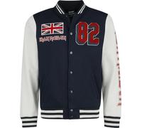 Iron Maiden NOTB Coaches Homme Veste Varsity multicolore S 60% Coton, 40% Polyester