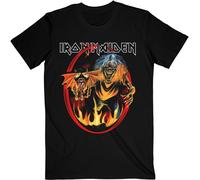 Iron Maiden - "Number Of The Beast Devil Tail" T-shirt homme/femme unie RO4449 (S) (Noir)