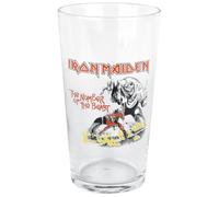Iron Maiden Number Of The Beast Unisexe Verre à bière transparent Verre 0,5 L