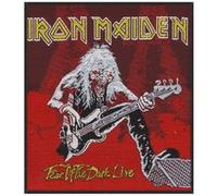 Iron Maiden Patch Fear Of The Dark Live 10 x 10 cm Blanc G