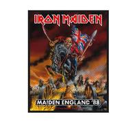 Iron Maiden Patch Maiden England 88 Trooper Officiel Noir Woven (10Cm X 7Cm) Size Accessory Size