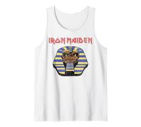 Iron Maiden - Pharaoh Graphic Head White Débardeur