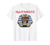 Iron Maiden - Pharaoh Graphic Head White T-Shirt