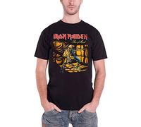 Iron Maiden Piece of Mind T-Shirt, Noir, (Taille Fabricant: Small) Homme
