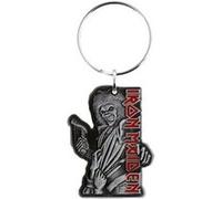 Iron Maiden – Porte-clés en métal Killers – Logo pochette d'album chromé – Import