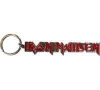 Iron Maiden - Porte-clés logo avec queues RO11351 (taille unique) (rouge/argent)