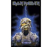 Iron Maiden – Drapeau Powerslave Eddie – Multicolore – 100 % polyester – Unisexe