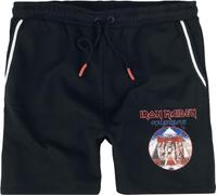 Iron Maiden Powerslave Homme Short Noir L 65% Coton, 35% Polyester Confortable