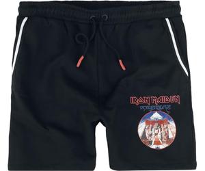 Iron Maiden Powerslave Homme Short Noir L 65% Coton, 35% Polyester Confortable