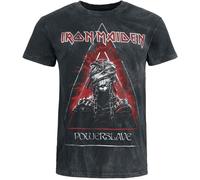Iron Maiden Powerslave - Mummy Head Homme T-Shirt Manches Courtes Anthracite XL
