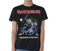 Iron Maiden - Iron Maiden T Shirt No Prayer on The Road Band Logo Nouveau Officiel Homme Noir Size S